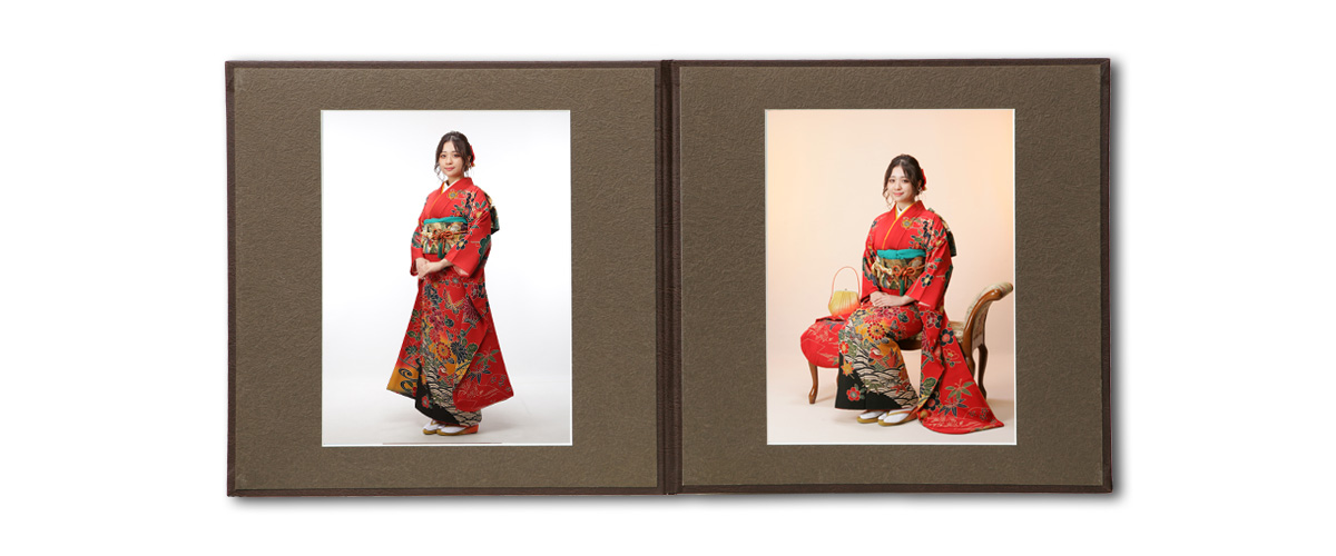 六切り２面台紙